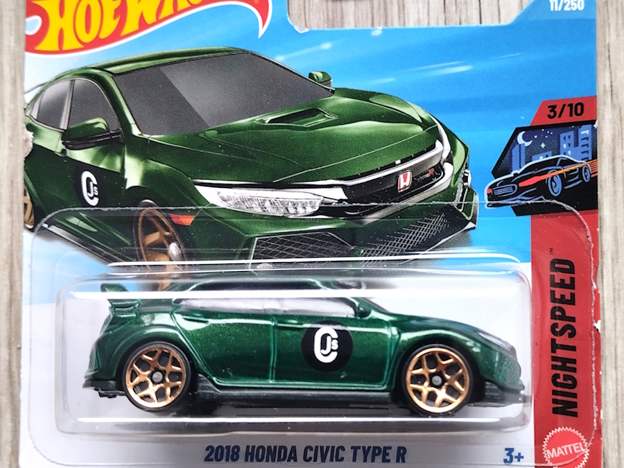 Hot Wheels - 2018 Honda Civic Type R - JJK87