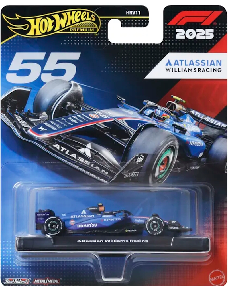 Hot Wheels - Atlassian Williams Racing (#55) - JKD85