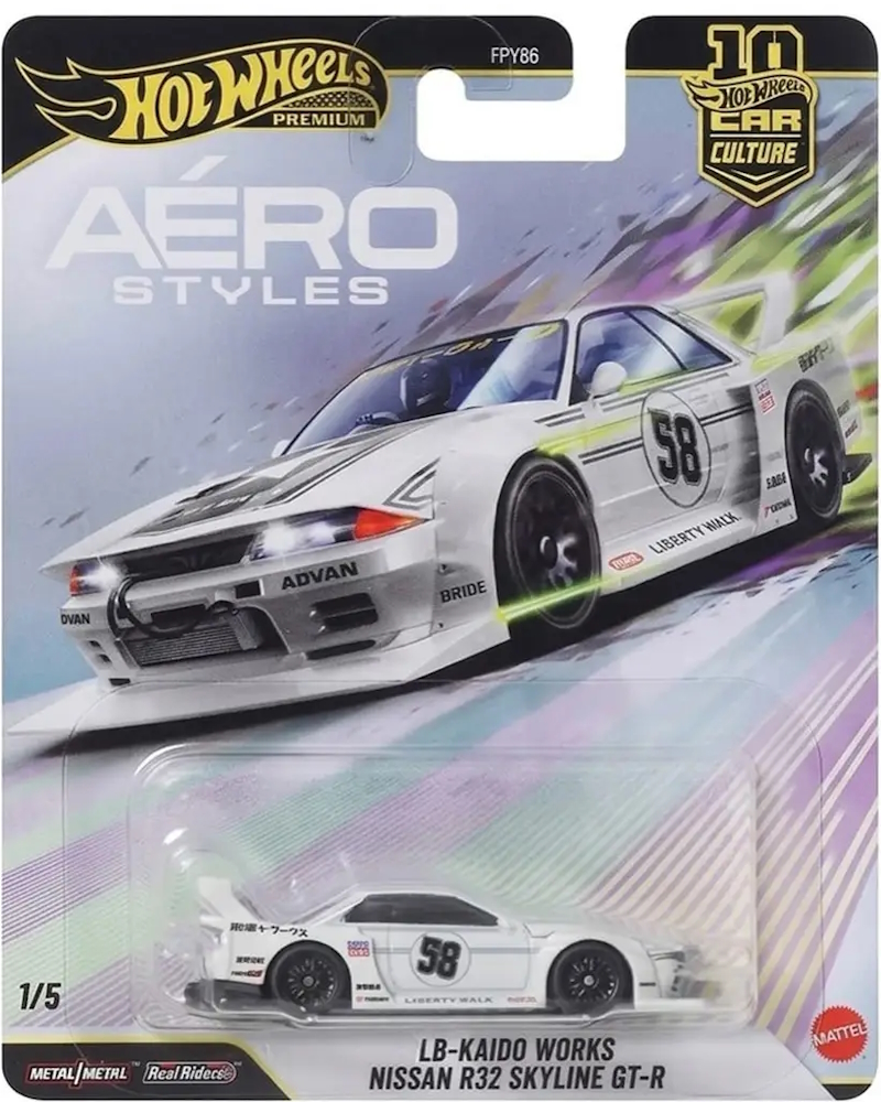 Hot Wheels - LB-Kaido Works Nissan R32 Skyline GT-R - JKF05