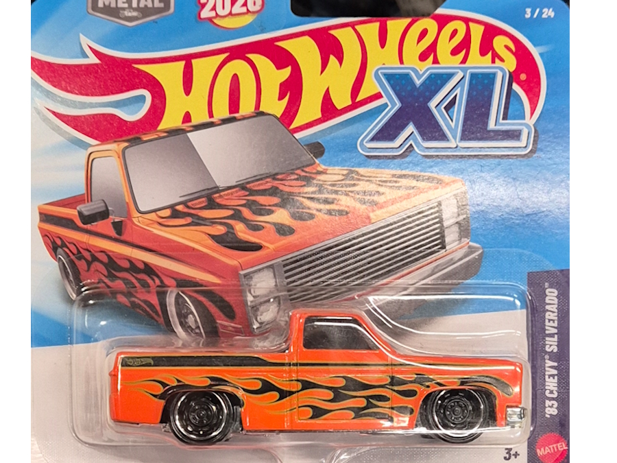 Hot Wheels - `83 Chevy Silverado - JKL06