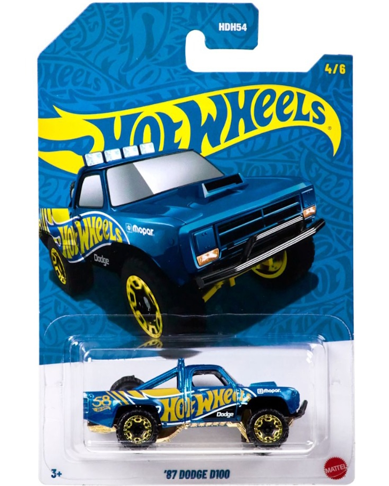 Hot Wheels - `87 Dodge D100 - JKX84