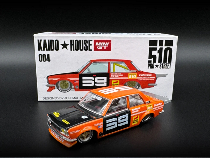 Hot Wheels - Datsun 510 Pro Street Sung Kang edition, orange -
