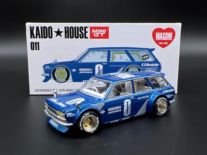 Hot Wheels - Datsun 510 Wagon, bayside blue -