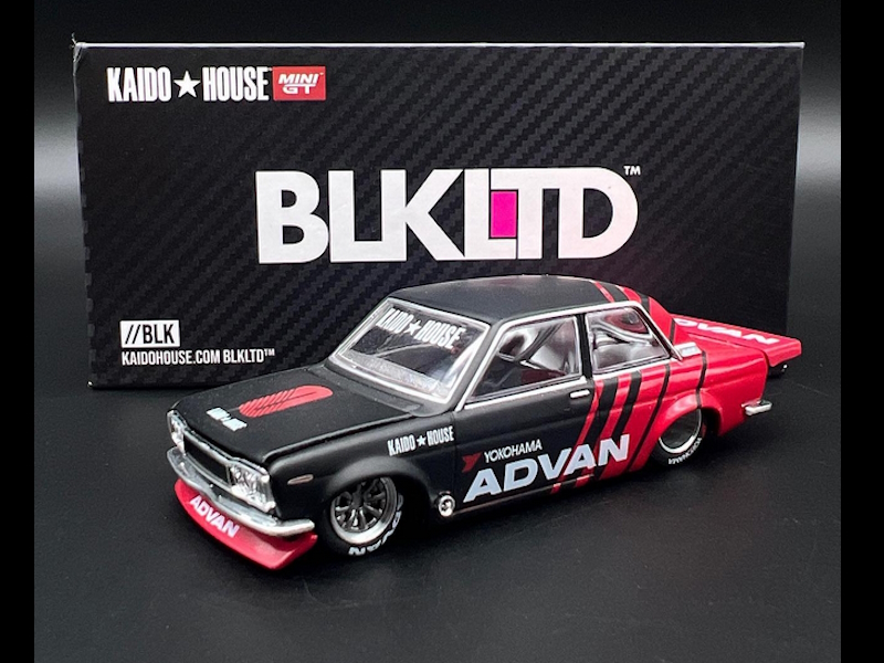 Hot Wheels - Datsun 510 Pro Street ADVAN Black Limited - 