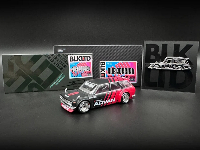 Hot Wheels - Datsun KAIDO 510 Wagon ADVAN Black Limited -