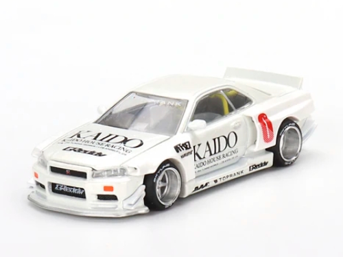 Hot Wheels - Nissan Skyline GT-R (R34) Kaido Works White -