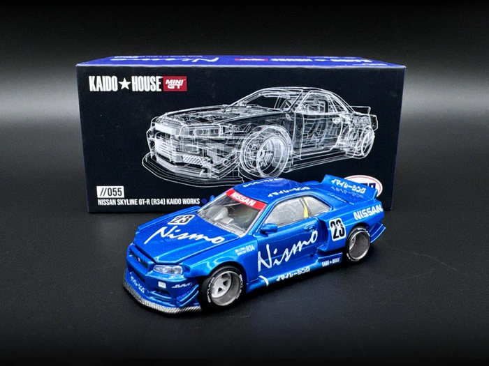 Hot Wheels - Nissan Skyline R34 GT-R, bayside blue -