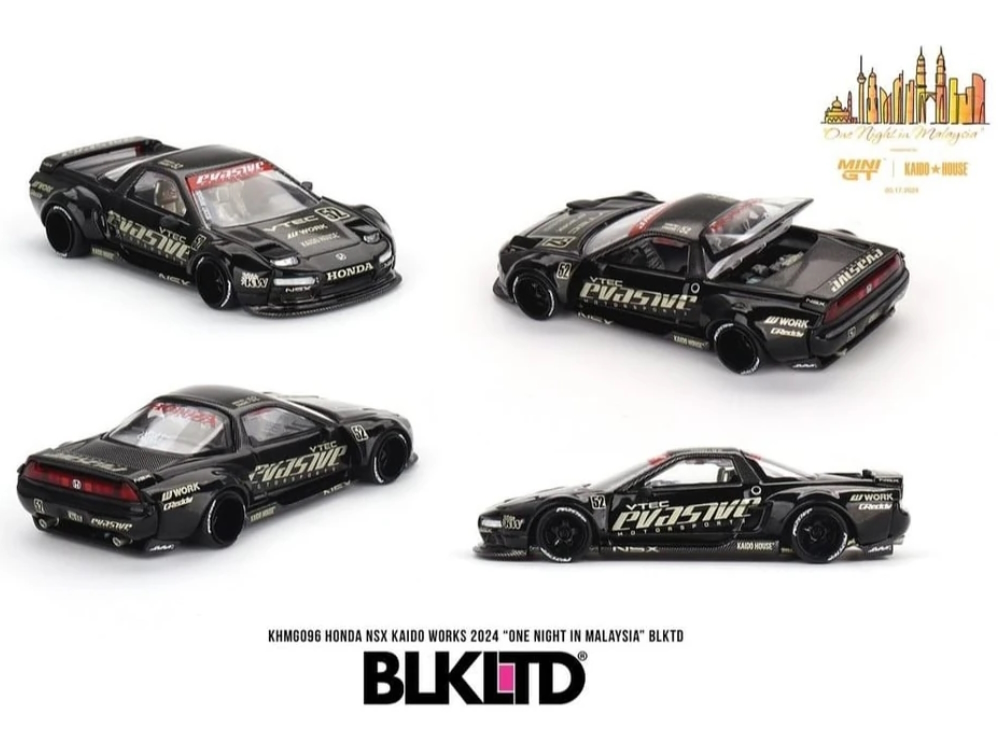 Hot Wheels - Honda NSX (NA1) Kaido Works V1 Black Limited -