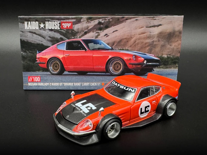 Hot Wheels - Nissan Fairlady Z Orange Bang Larry Chen V1 -