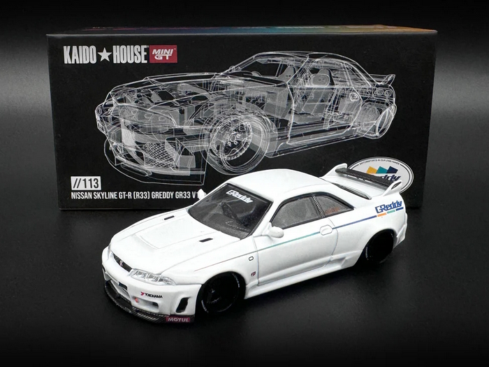 Hot Wheels - Nissan Skyline GT-R (R33) Greedy GR33 V1 - 