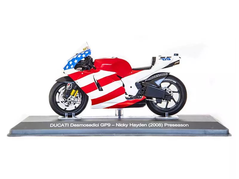 Hot Wheels - Ducati Desmosedici GP9 de présaison - Nicky Hayden 2009 -