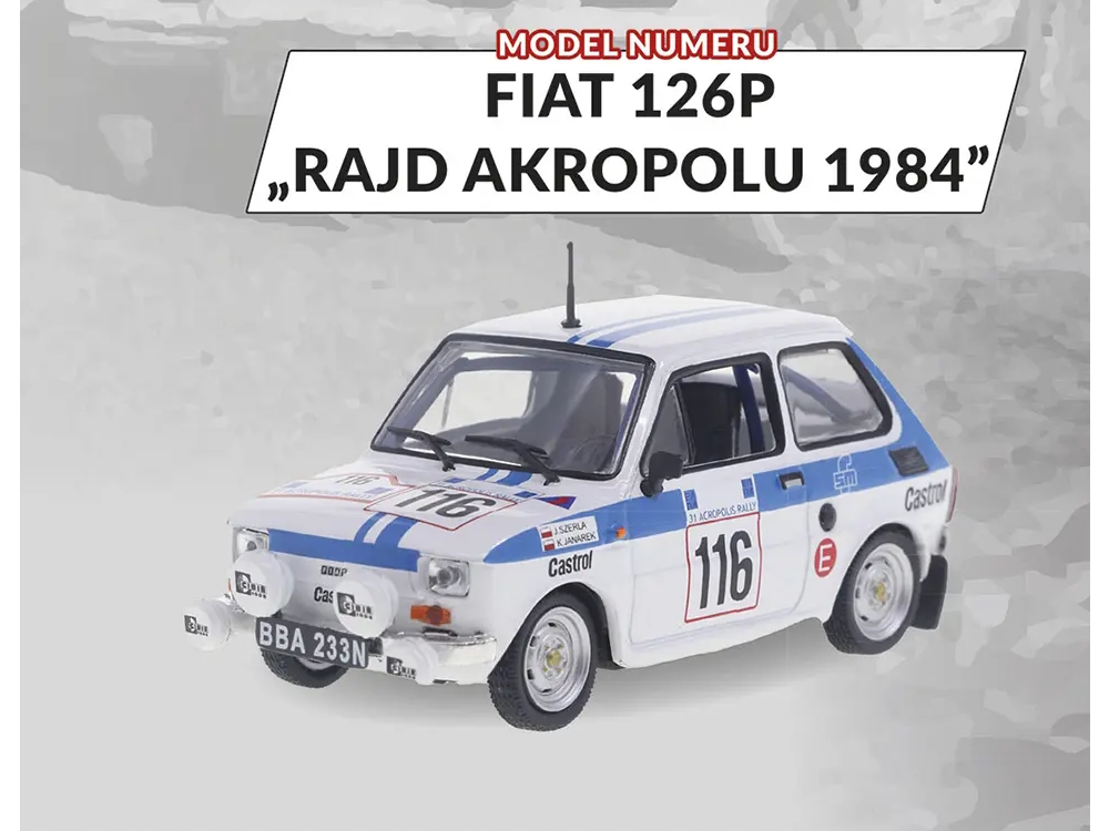 Hot Wheels - Fiat 126p Rajd Akropolu 1984 -