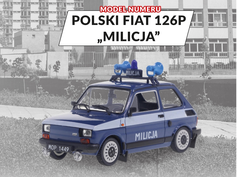 Hot Wheels - Fiat 126p Milicja -
