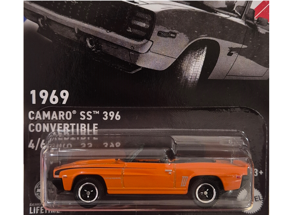 Hot Wheels - 1969 Camaro SS 396 Convertible - HVR98