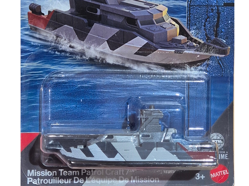 Hot Wheels - Mission Team Patrol Craft - JGK95