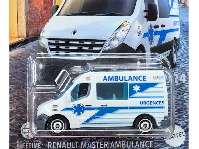 Hot Wheels - Renault Master Ambulance -