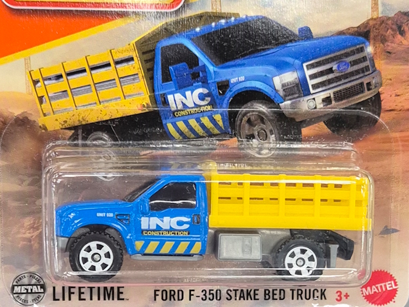 Hot Wheels - Ford F-350 Stake Bed Truck -