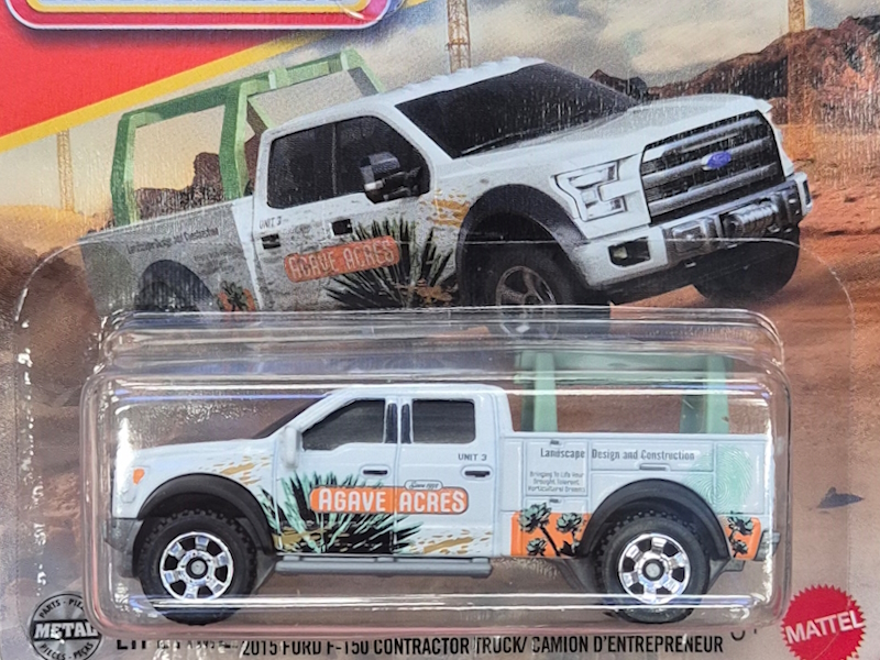 Hot Wheels - 2015 Ford F-150 Contractor Truck -