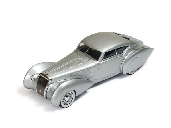 Hot Wheels - Delage D8 120-S Pourtout Aero Coupe 1937 Silver -