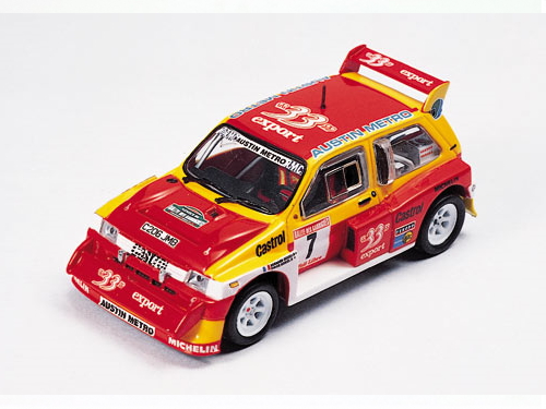 Hot Wheels - MG Metro 6R4 #7 "33 Export" D.Auriol Champion de France Rallye Des Garrigues 1986 -