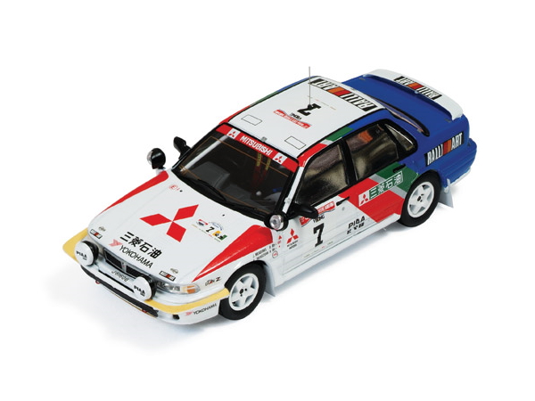 Hot Wheels - Mitsubishi Galant VR-4 EVO #7 "RALLIART" J.Meadows-K.Shinozuka Winner Ivory Cost Rally 1991 -