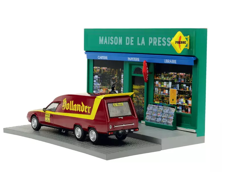 Hot Wheels - Citroen CX Tissier - Diorama le livreur de journaux -