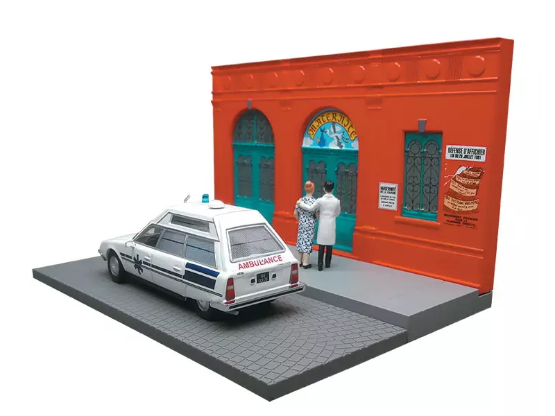 Hot Wheels - Citroën CX - Diorama L’ambulancier -