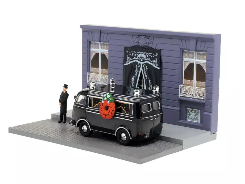 Hot Wheels - Peugeot D3A - Diorama les pompes funèbres - 